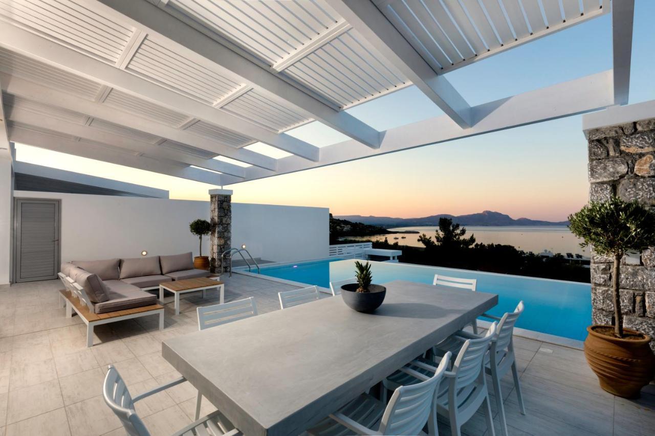 Villa Estella With Pool & Jacuzzi In Lindos 외부 사진
